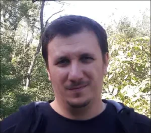 Portrait of Claudiu Baciu on the About page